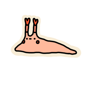 Love Slug Sticker