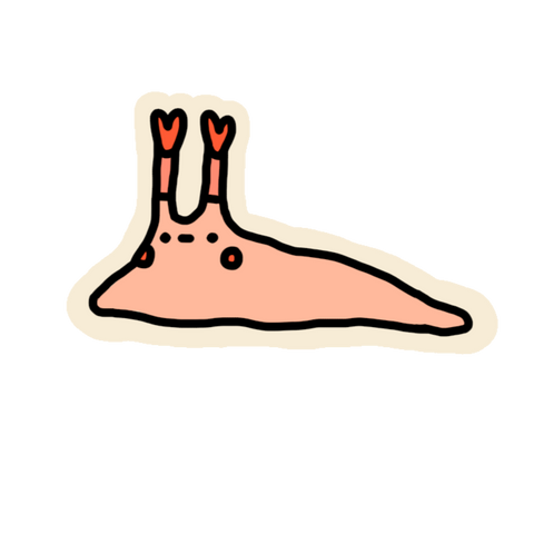 Love Slug Sticker